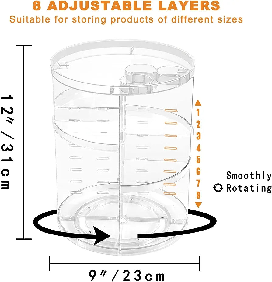 Rotating Make Up Organizer