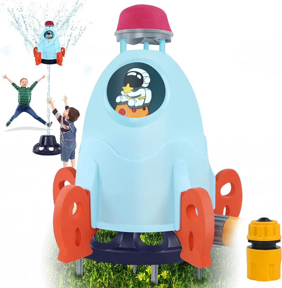 Space Rocket Water Sprinkle for Kids & Toddlers