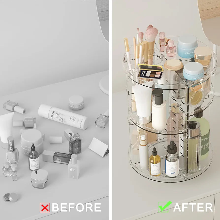 Rotating Make Up Organizer