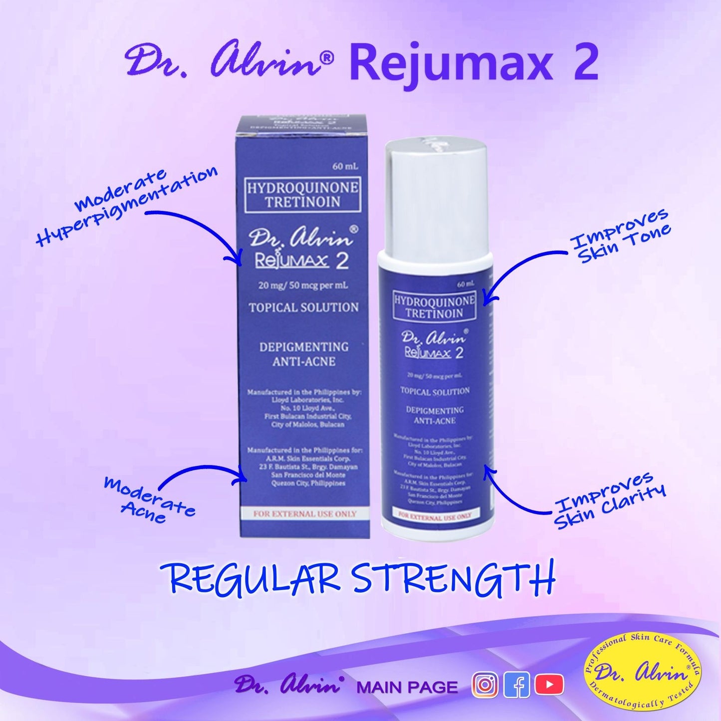 Dr. Alvin Rejuv Max Toner 60ml