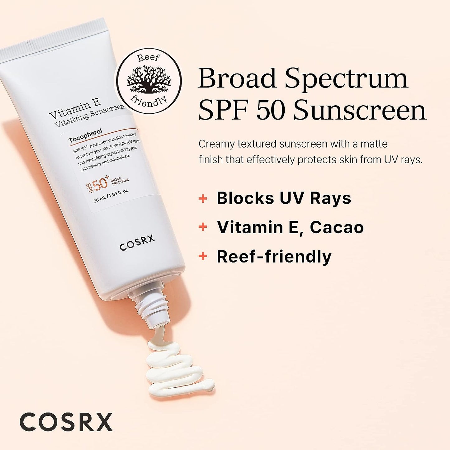 COSRX Daily SPF 50 Vitamin E Vitalizing Sunscreen 50ml