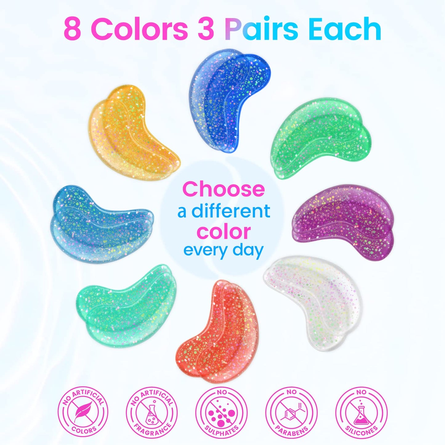 OneSpring for Puffy Eyes & Dark Circles & Wrinkles Eye Patches 24 patches