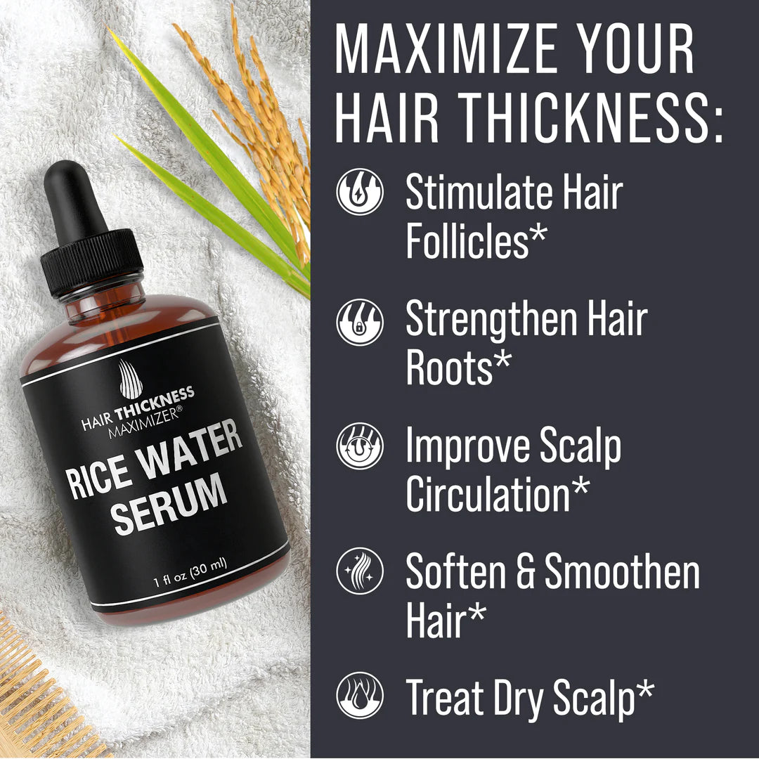Hair Thickness Maximizer Rice Water Serum 60ml