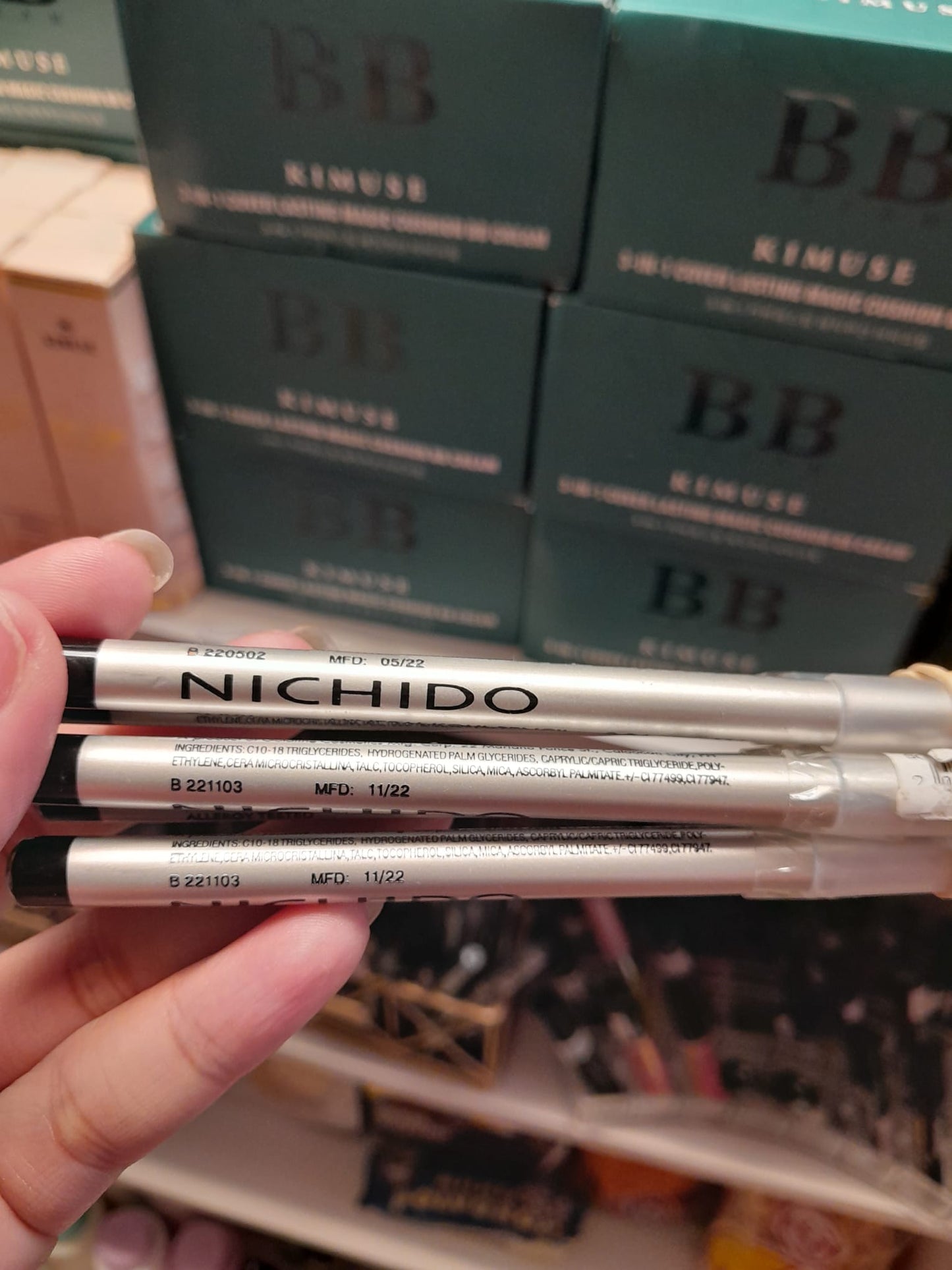 Nichido Mineral Kohl Pencil Onyx