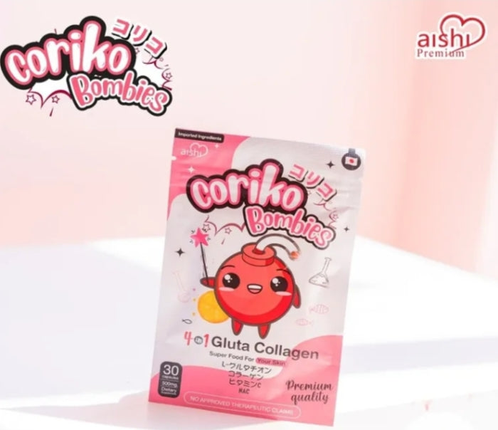 Aishi Coriko Bombies 4 in 1 gluta 30 caps