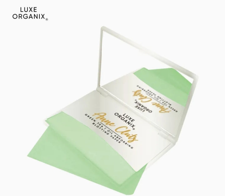 Luxe Organix Anne Clutz Green Tea Blotting Paper