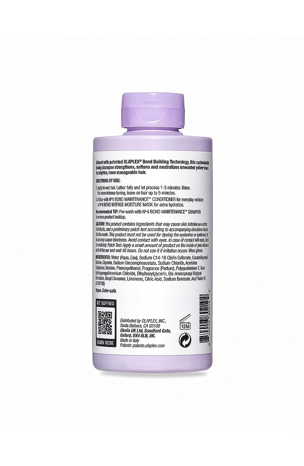 Olaplex No. 4P Blonde Enhancing Toning Shampoo 250ml