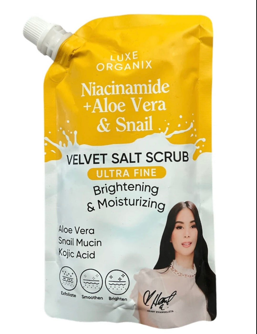 Luxe Organix Velvet Salt Scrub 300G