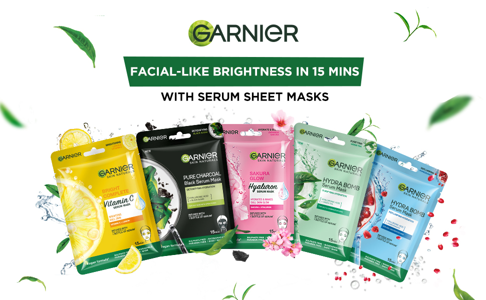 Garnier Facial Masks