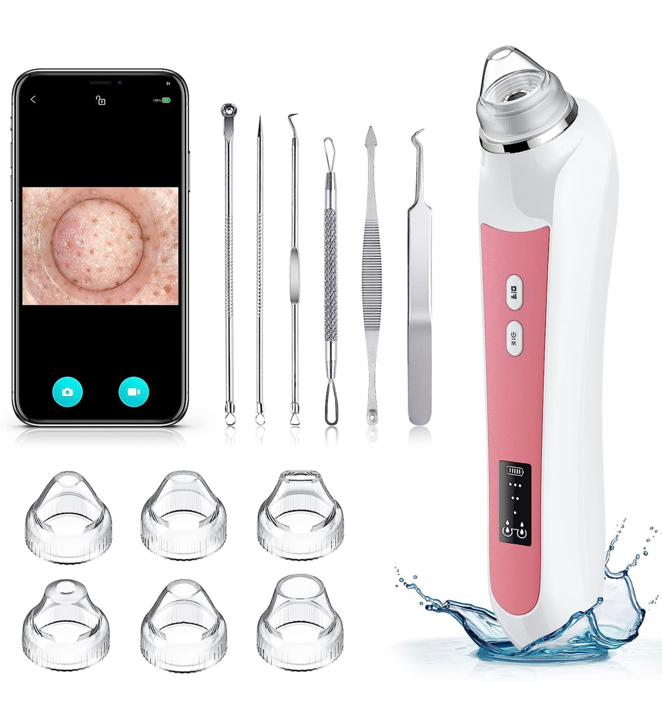 Vacuum Blackhead Remover with Camera