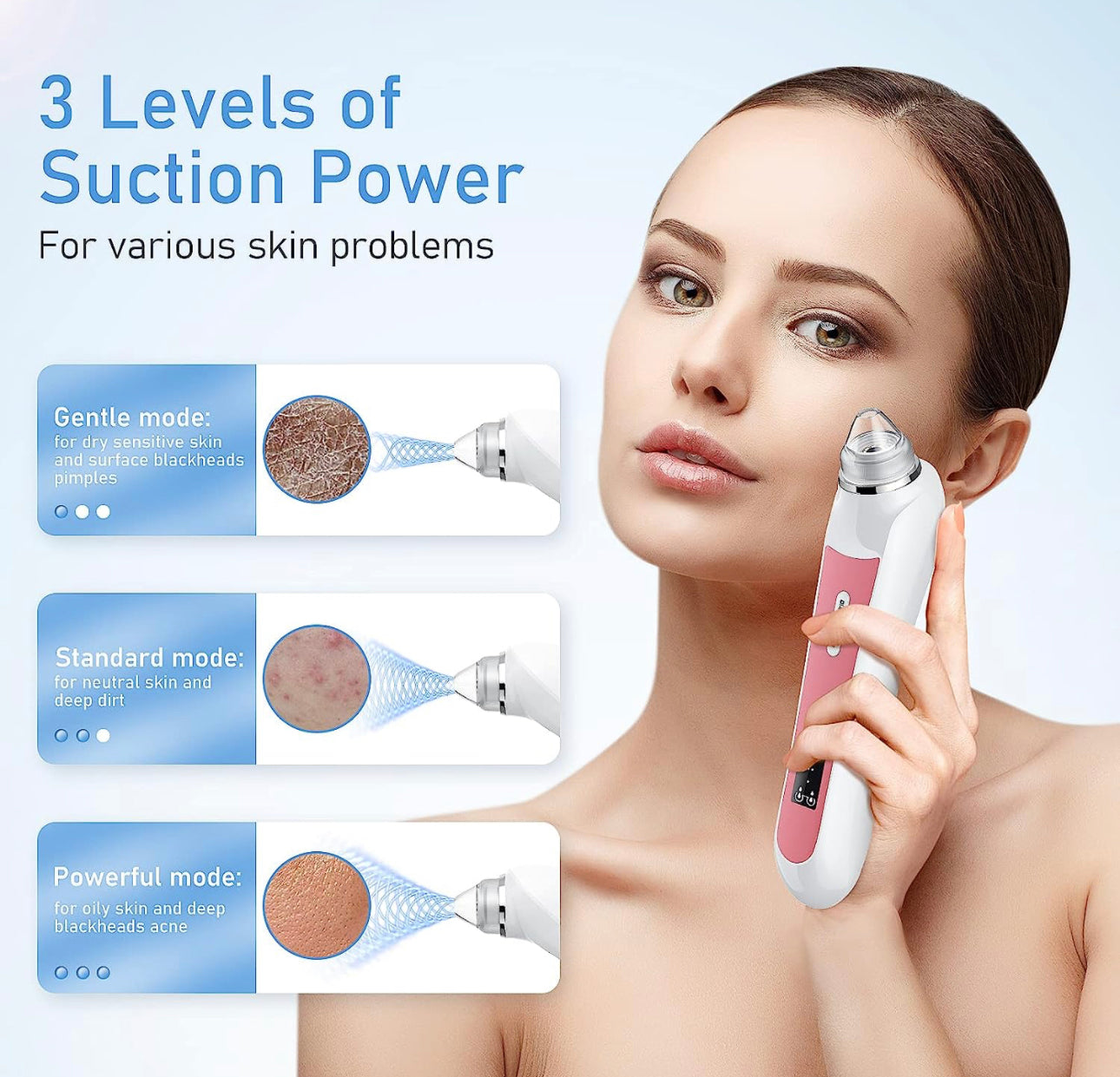 Vacuum Blackhead Remover with Camera