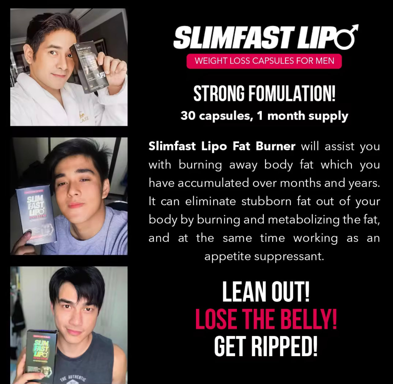 Slim Fast Lipo for Men 30s