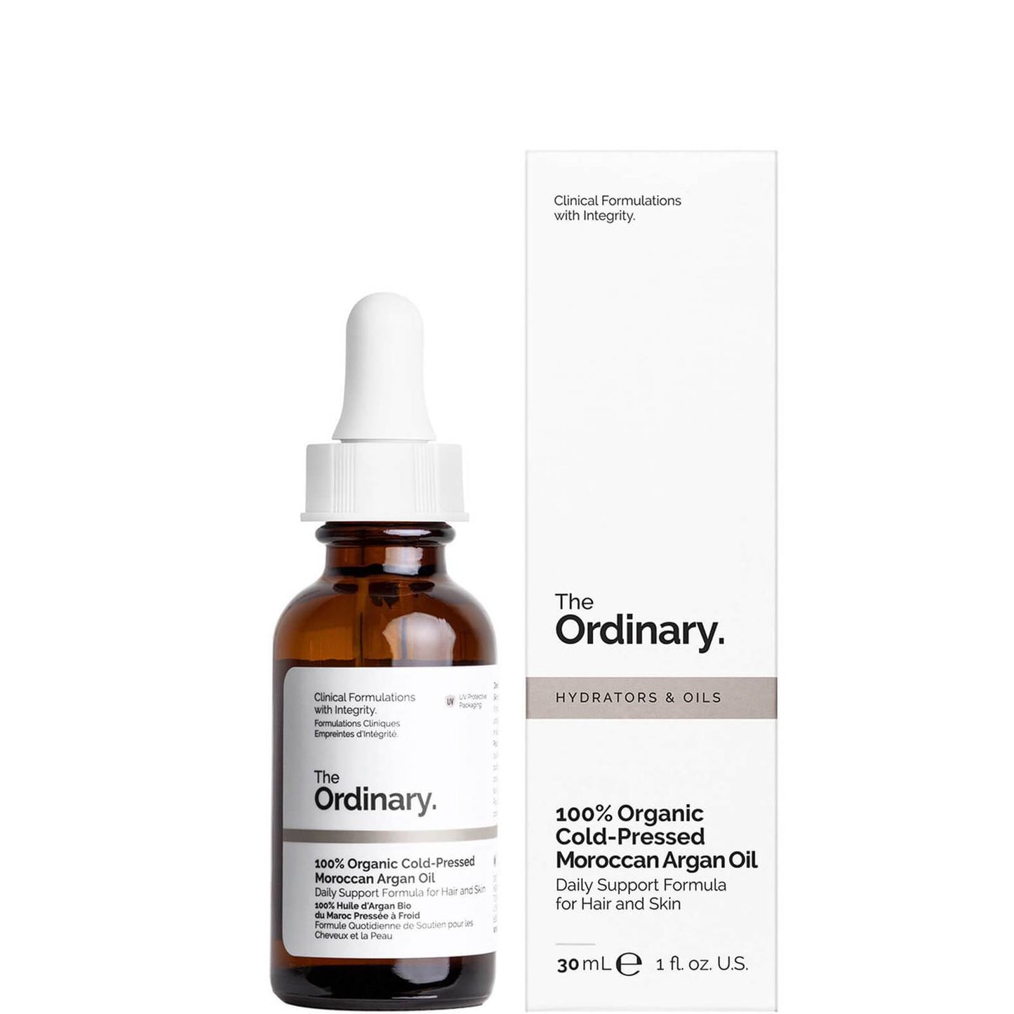 100% Organic Cold-Pressed Moroccan Argan Oil 30ml