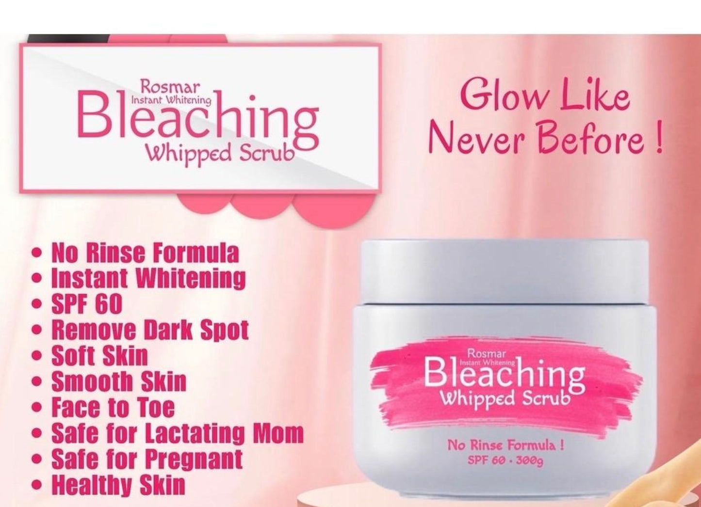 Rosmar Bleaching Whipped Scrub