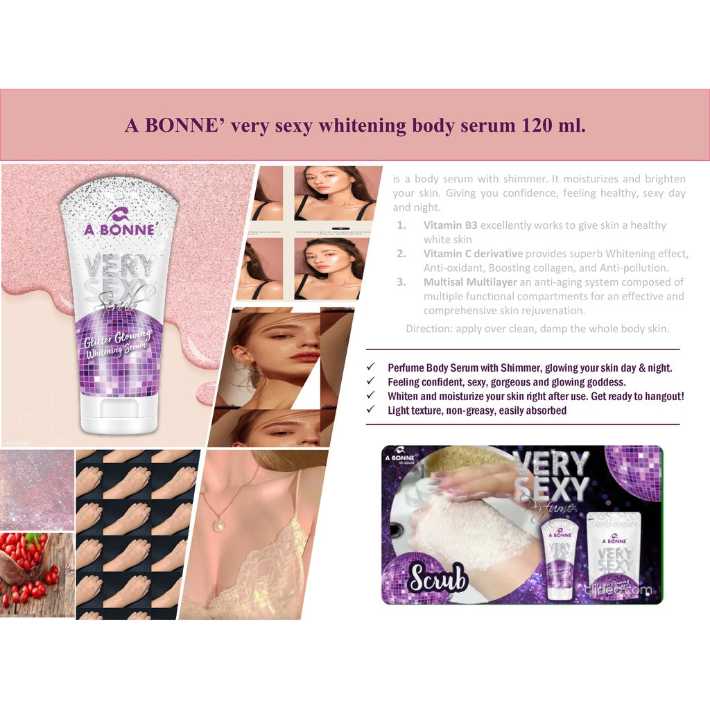 Very Sexy Whitening Body Serum Moisturize And Glowing Skin