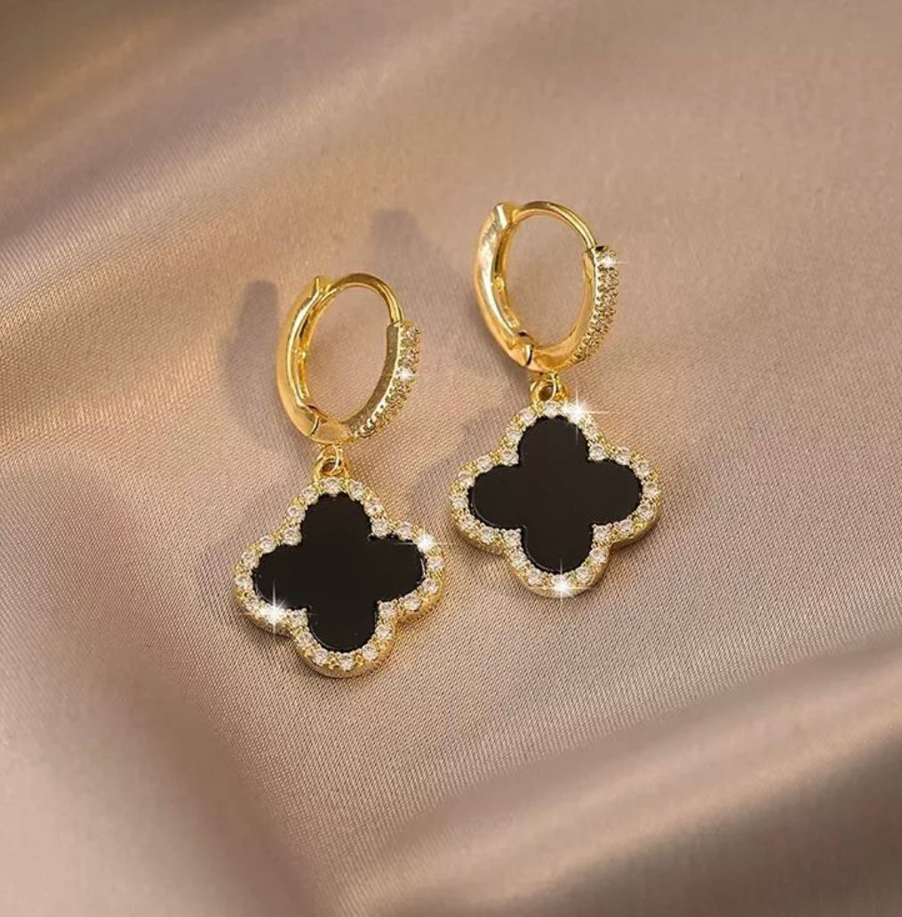 Fashion Earrings Leaf Clover