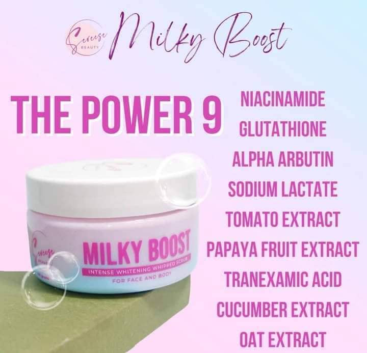 Sereese Beauty Milky Boost Intense Whitening Whipped Scrub