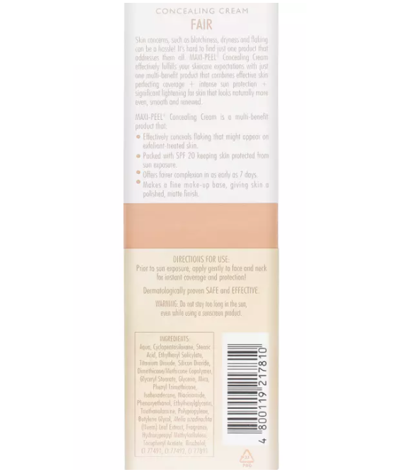 Maxi-Peel Concealing Cream