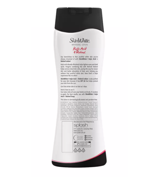 SkinWhite Advanced Power Whitening Kojic Acid Lotion SPF 20 200ml