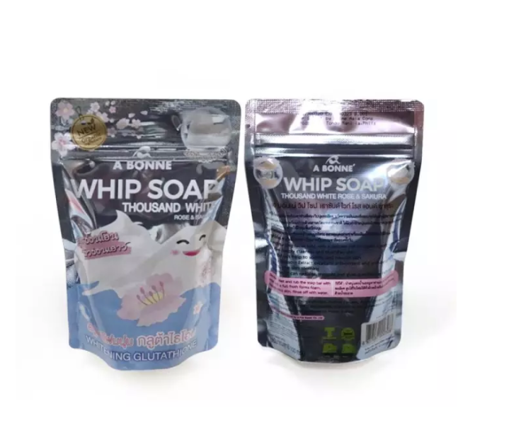 Whip Soap Thousand White - Rose & Sakura 100G