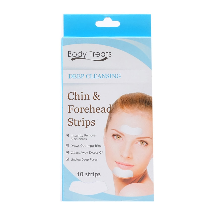 Body Treats Deep cleansing Chin and Forehead Strips 10 strips