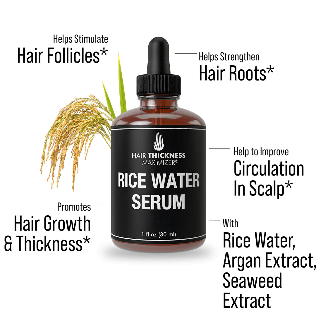 Hair Thickness Maximizer Rice Water Serum 60ml