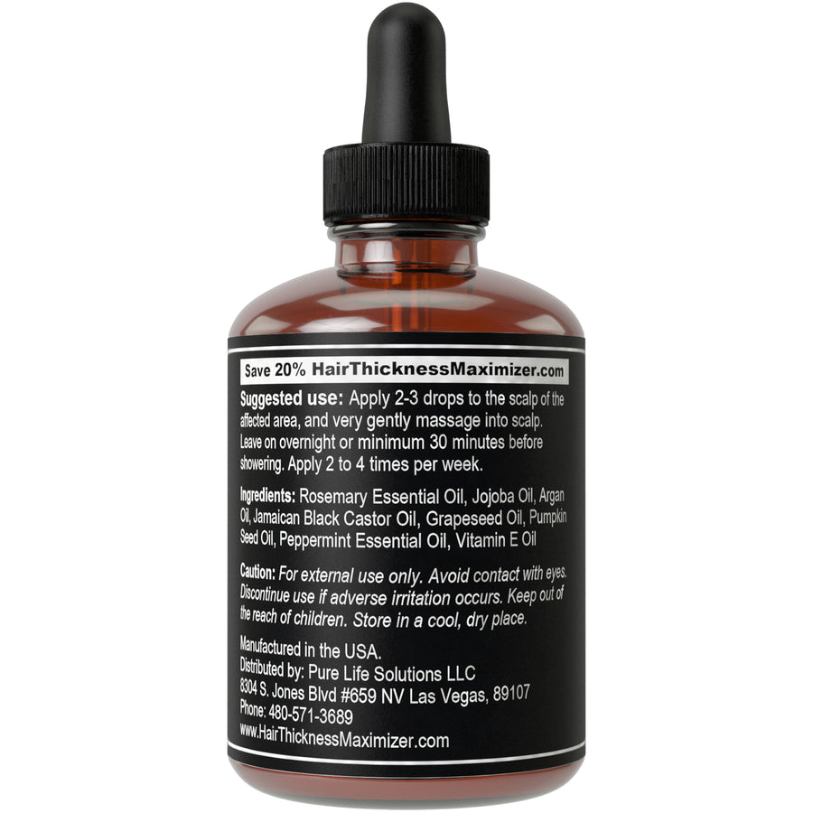 Hair Thickness Maximizer Rosemary Oil for Hair Growth 60ml & 30ml