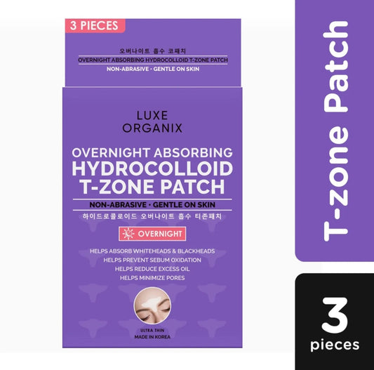 Luxe Organix Overnight Absorbing Hydrocolloid Tzone Patch 3pcs