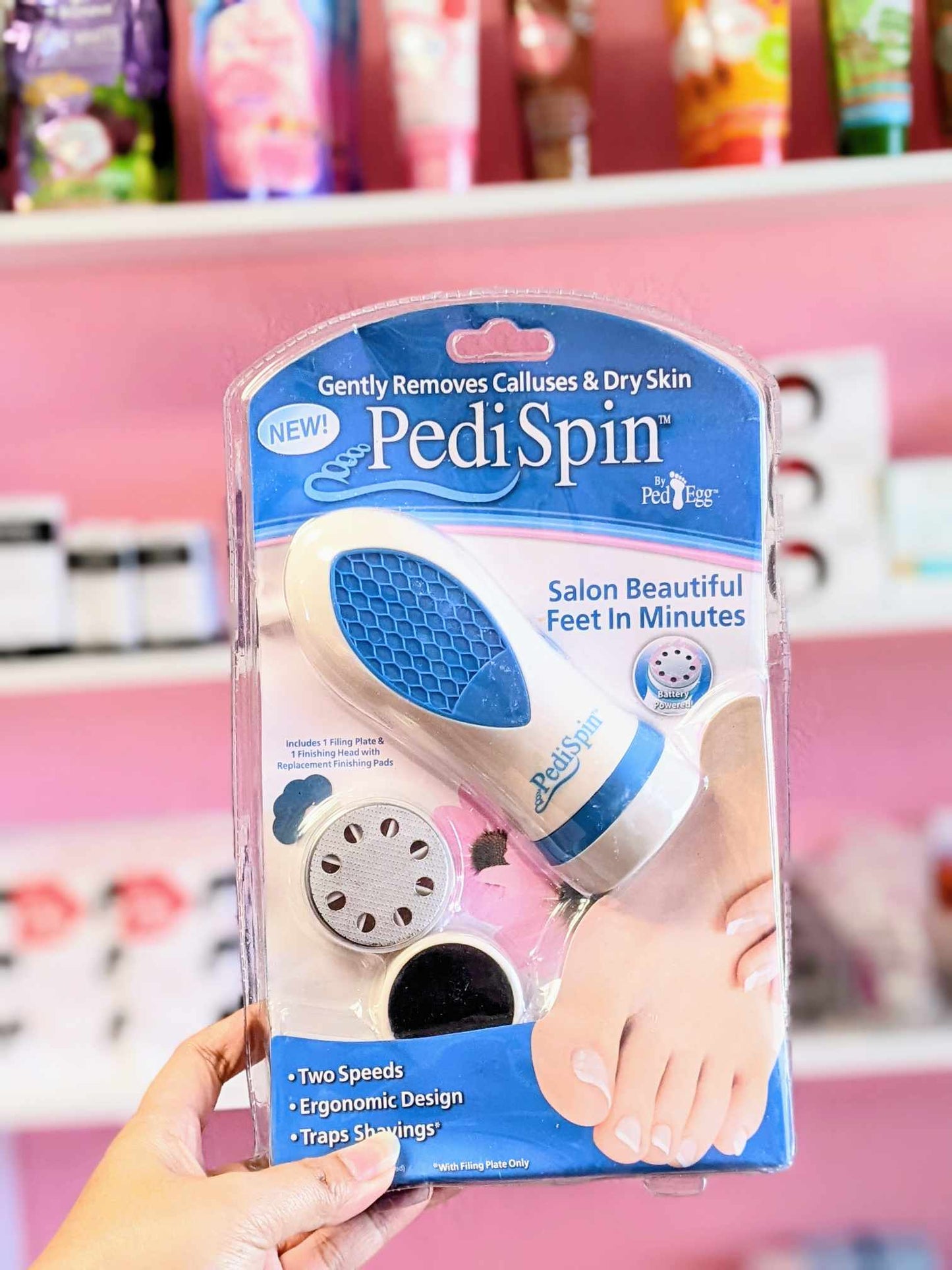 Pedi Spin by PediEgg Calluses & Dry Skin Remover