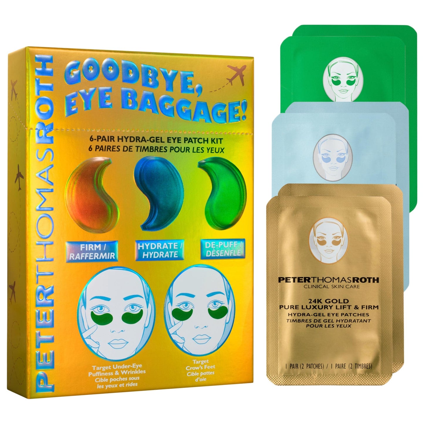 Goodbye, Eye Baggage! 6-Pair Hydra-Gel Eye Patch Kit
