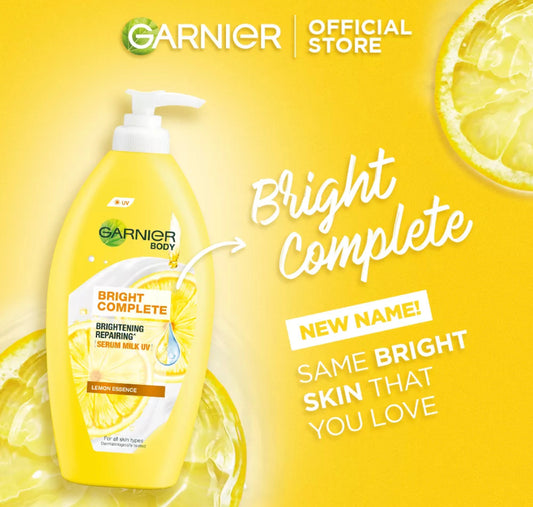Garnier Body Bright Complete Serum Milk UV Lotion 400g