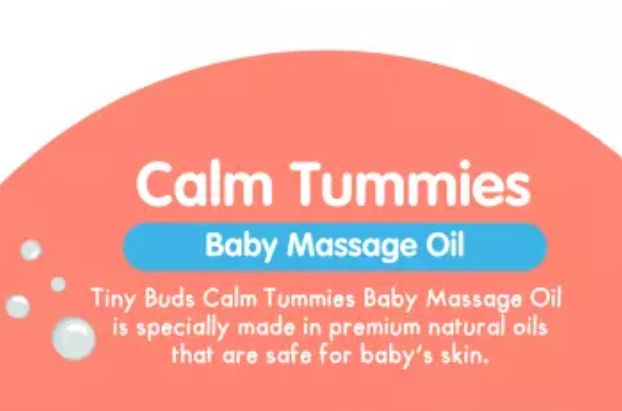 Tiny Remedies Calm Tummies Anti Colic Massage Oil (30ml)