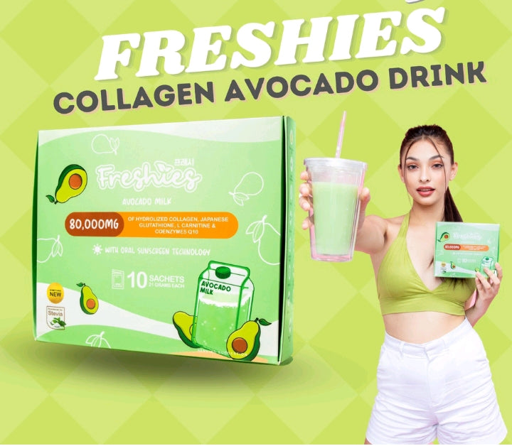 Freshies Avocado Glutathione + Collagen Drink