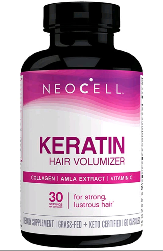 NeoCell Keratin Hair Treatment, Collagen 60 Capsules