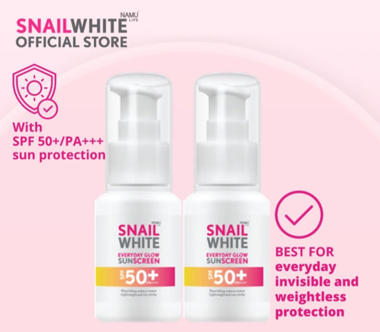 Snail White Everyday Glow Sunscreen SPF50+ PA++++ 50ml