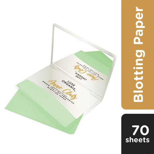 Luxe Organix Green Tea Blotting Paper 70 Sheets