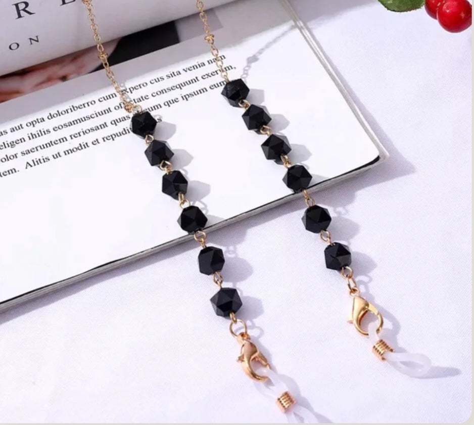 2-in-1 Mask and Glasses Hanging Fashion Lanyard Necklace