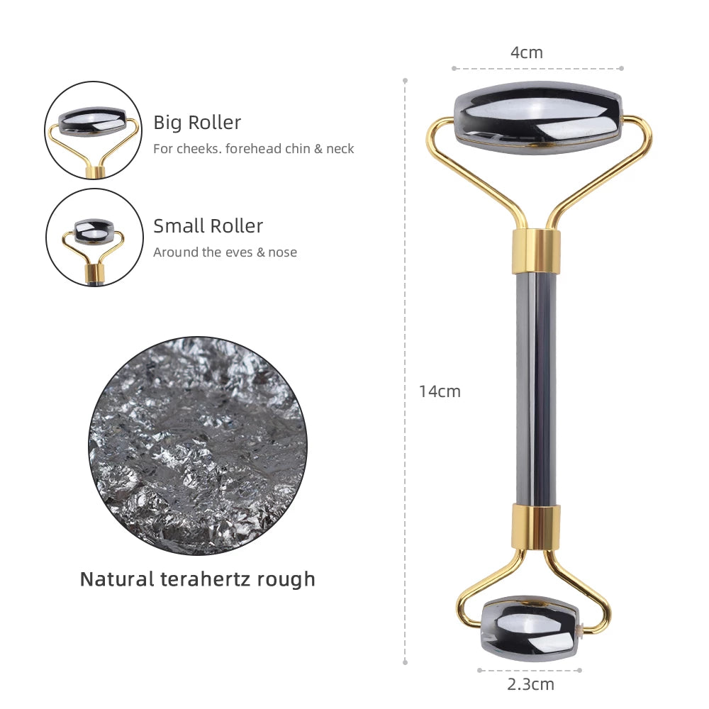 Deciniee Jade Roller Gua Sha Set - Stainless Steel