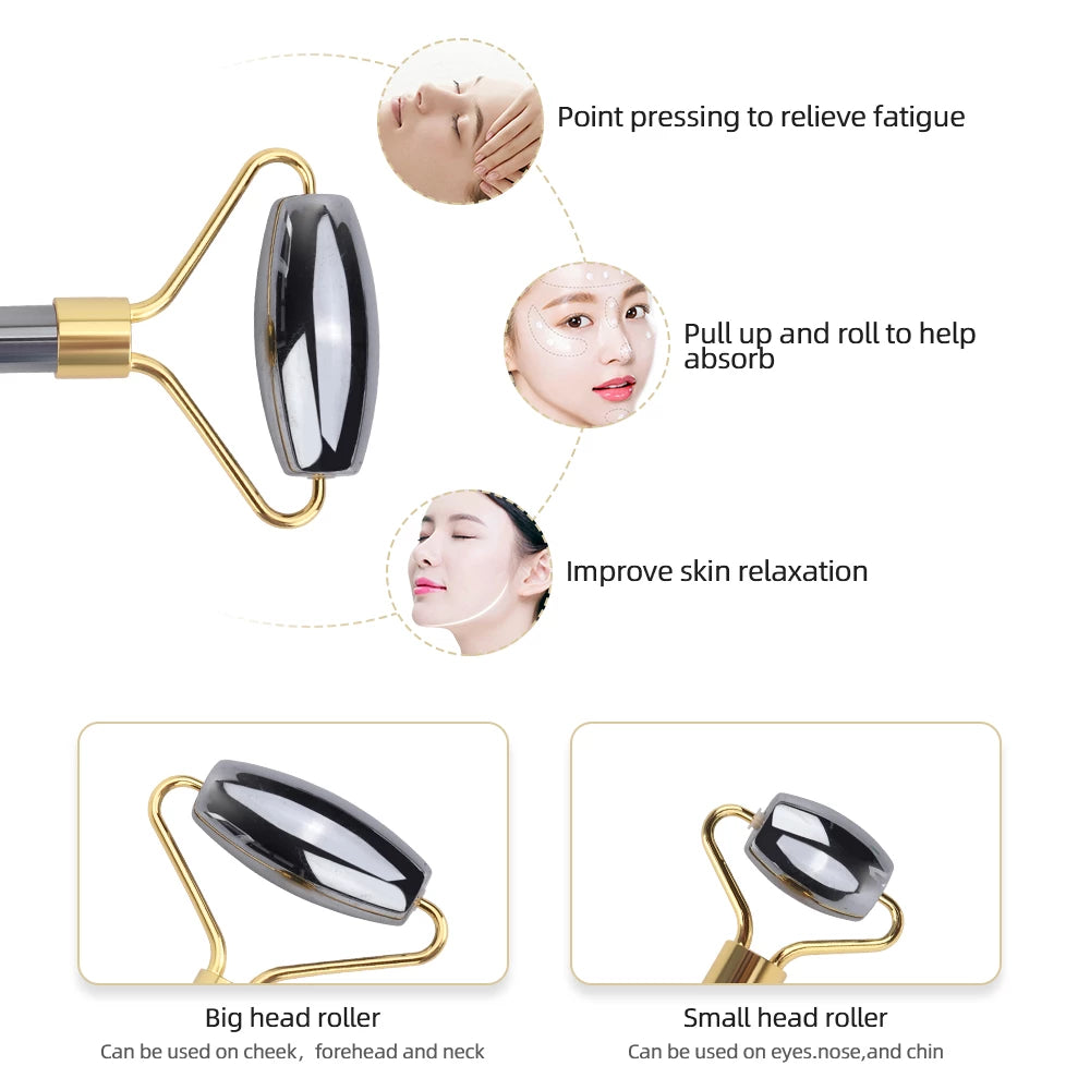 Deciniee Jade Roller Gua Sha Set - Stainless Steel