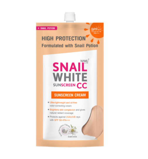 Snail White CC Sunscreen SPF 50+ 6ML
