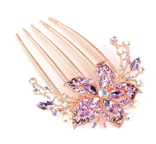 Colorful Hair Clamp Rhinestone