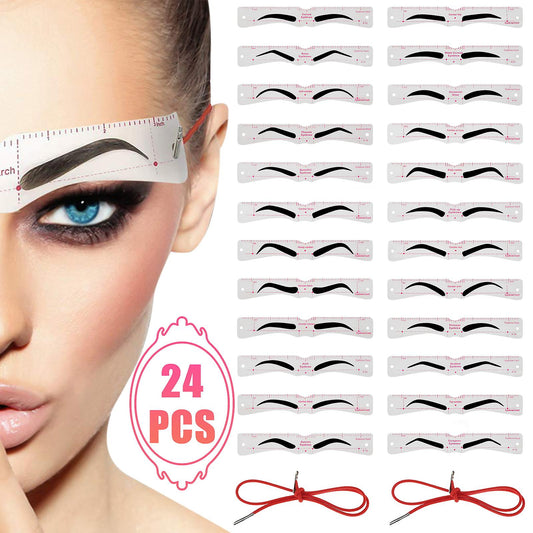 Eyebrow Stencils (24 stencils)
